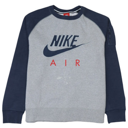 Mens UK Size XL Nike Grey Pullover Sweatshirt