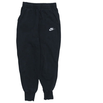 Nike Boys Black Jogger Trousers L 146-156cm Fleece Cotton Blend