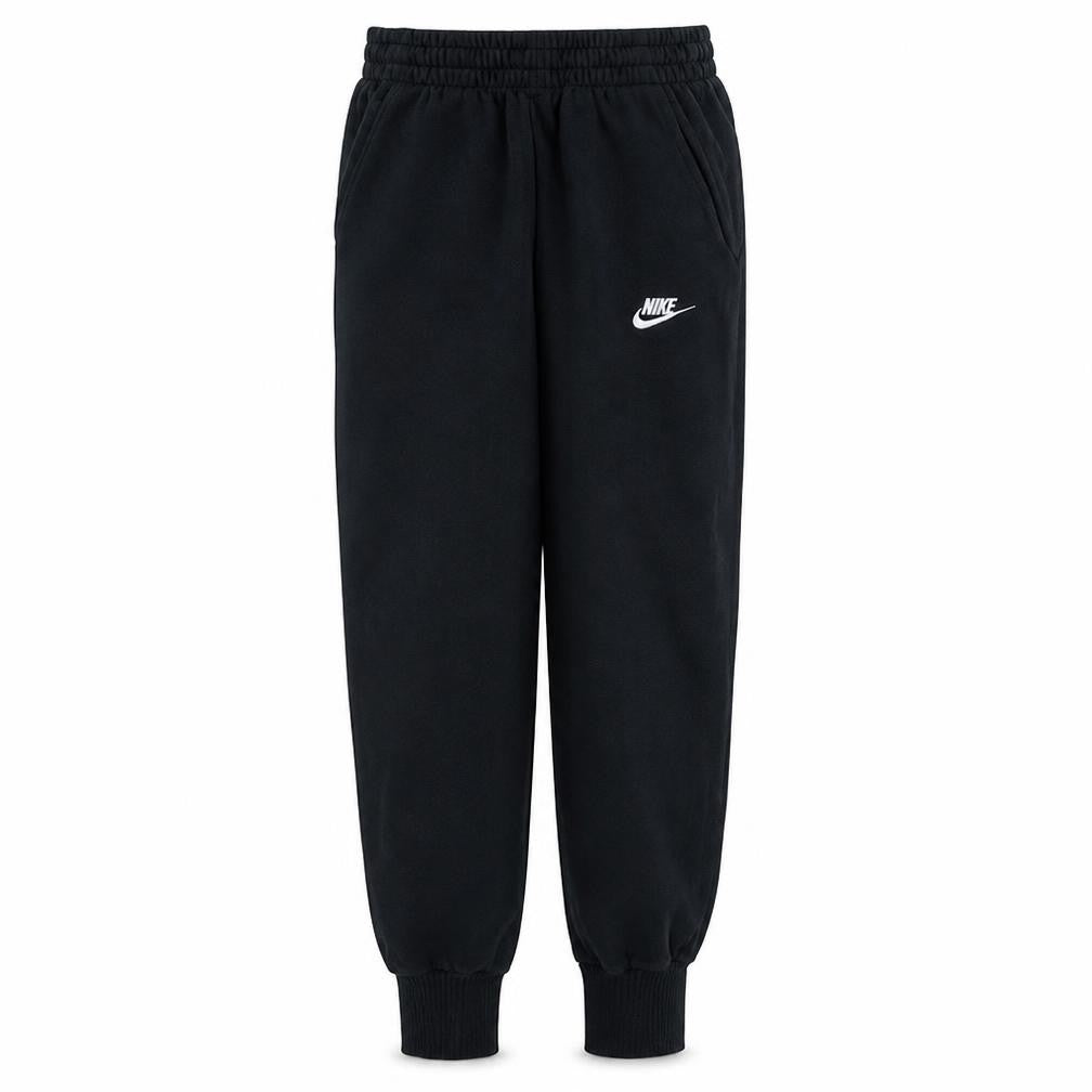 Nike Boys Black Jogger Trousers L 146-156cm Fleece Cotton Blend