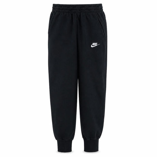 Nike Boys Black Jogger Trousers L 146-156cm Fleece Cotton Blend