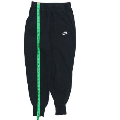 Nike Boys Black Jogger Trousers L 146-156cm Fleece Cotton Blend