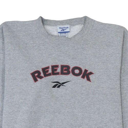 Mens UK Size XL Reebok Grey Pullover Sweatshirt