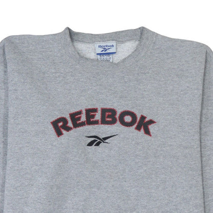 Mens UK Size XL Reebok Grey Pullover Sweatshirt