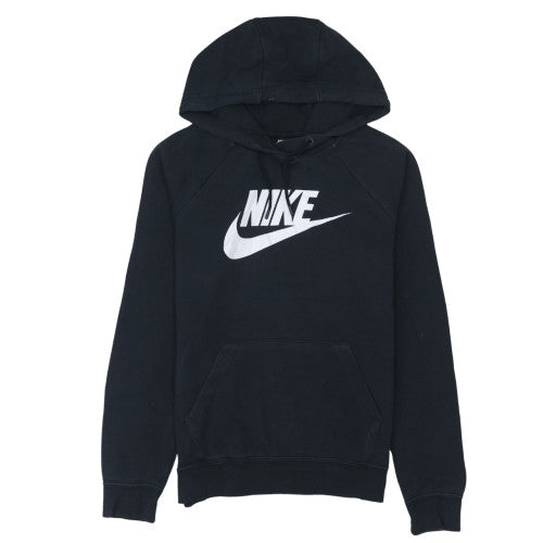 Womens UK Size XS Nike Black Pullover Hoodie