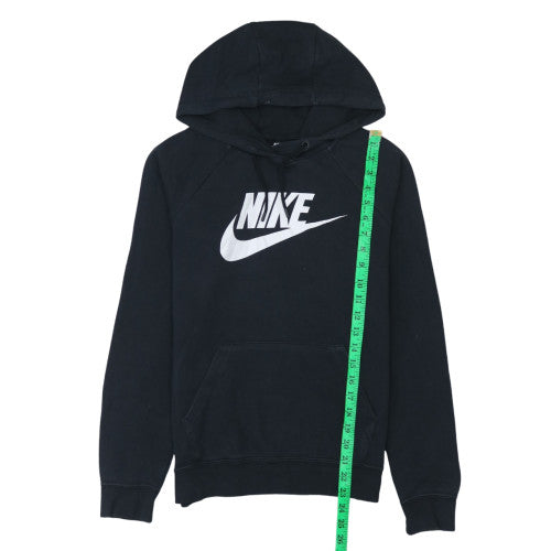 Womens UK Size XS Nike Black Pullover Hoodie
