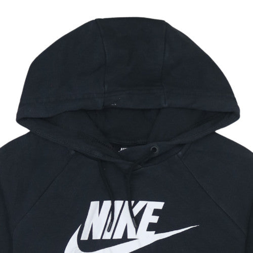 Womens UK Size XS Nike Black Pullover Hoodie