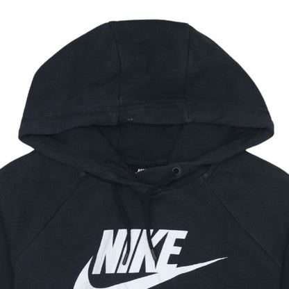 Womens UK Size XS Nike Black Pullover Hoodie