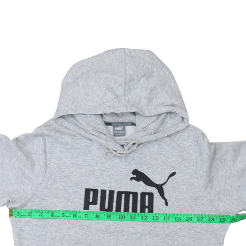 Womens UK Size 12 PUMA Grey Pullover Hoodie