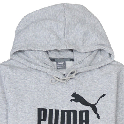 Womens UK Size 12 PUMA Grey Pullover Hoodie