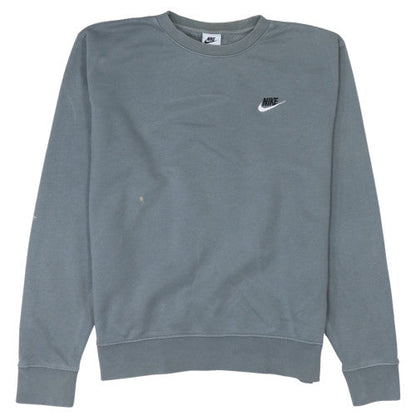 Mens UK Size S Nike Grey Pullover Sweatshirt