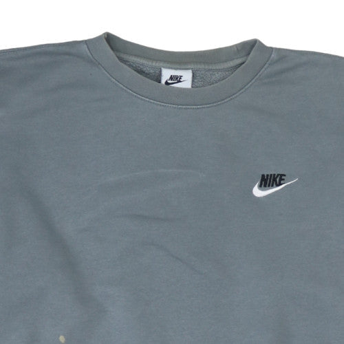 Mens UK Size S Nike Grey Pullover Sweatshirt