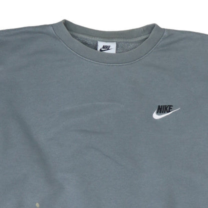 Mens UK Size S Nike Grey Pullover Sweatshirt