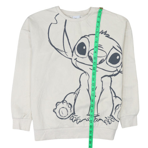 Womens UK Size S Disney Beige Pullover Sweatshirt
