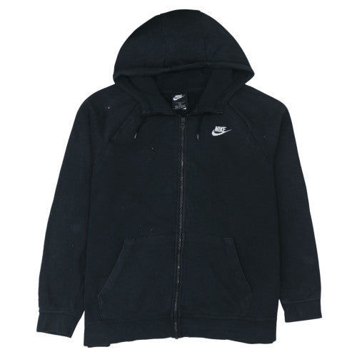 Mens UK Size XL Nike Black Full Zip Hoodie