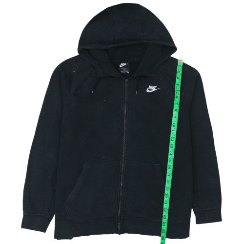 Mens UK Size XL Nike Black Full Zip Hoodie