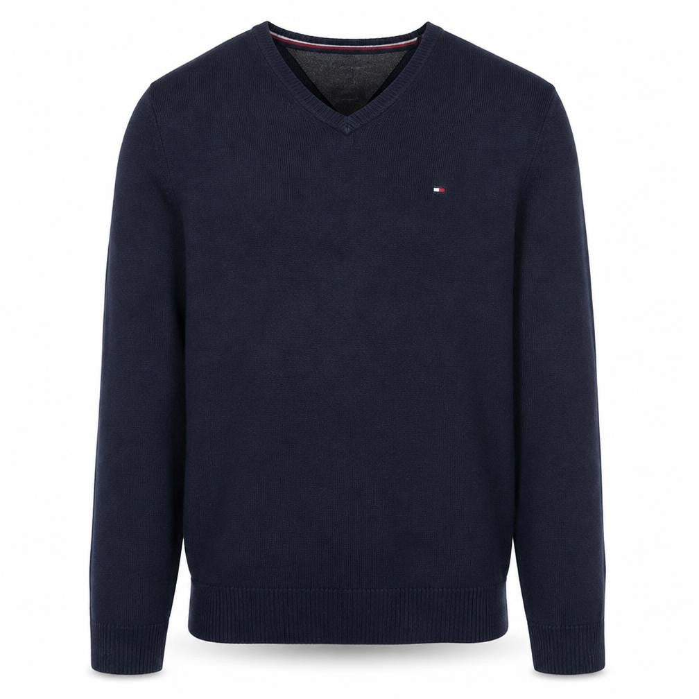 Mens UK Size M Tommy Hilfiger Blue Pullover Jumper