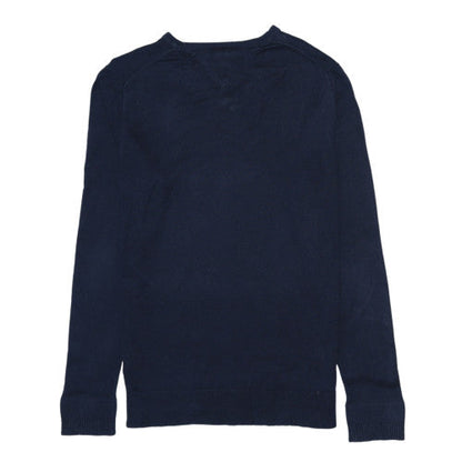 Mens UK Size M Tommy Hilfiger Blue Pullover Jumper