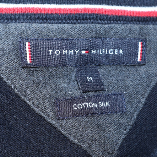 Mens UK Size M Tommy Hilfiger Blue Pullover Jumper