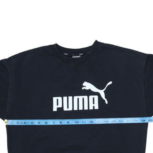 Womens UK Size 10 PUMA Black Pullover Sweatshirt