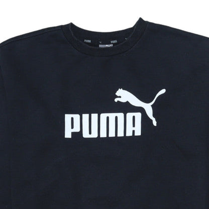 Womens UK Size 10 PUMA Black Pullover Sweatshirt