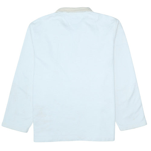 Mens UK Size XL Tommy Hilfiger White Henley Sweatshirt