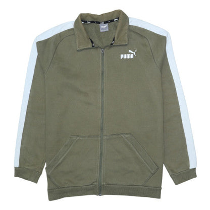 Mens UK Size L PUMA Green Gym & TrainingRunning & JoggingWalking Jacket