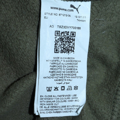 Mens UK Size L PUMA Green Gym & TrainingRunning & JoggingWalking Jacket