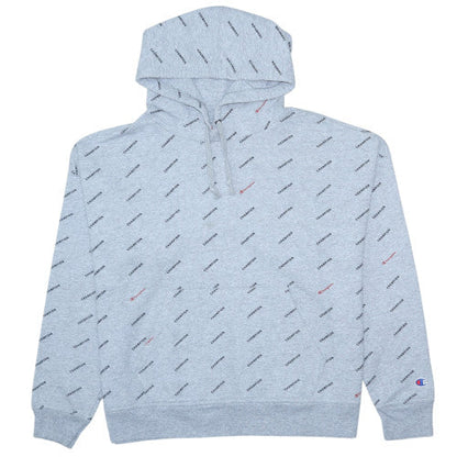 Womens UK Size L Champion Grey Pullover Hoodie