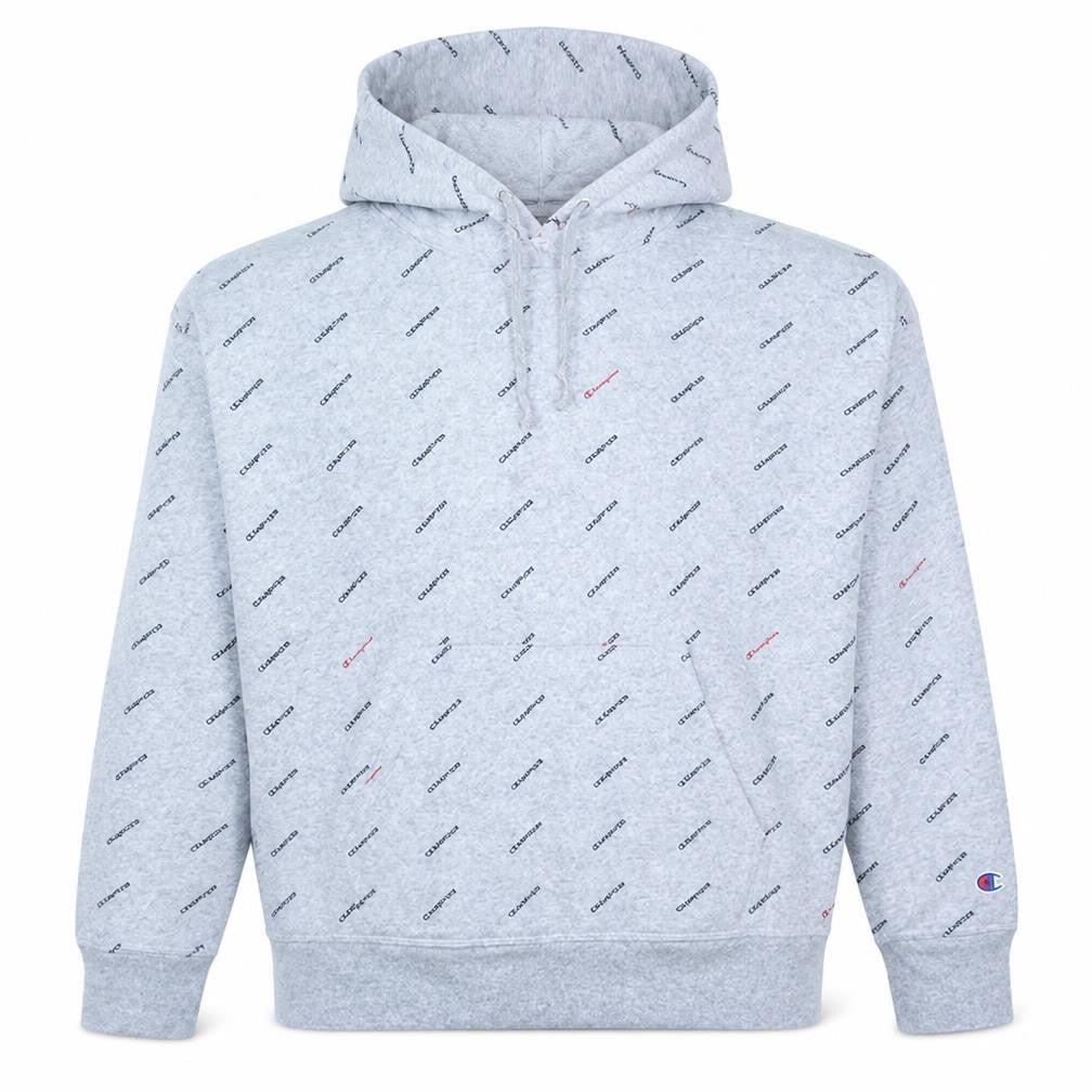 Womens UK Size L Champion Grey Pullover Hoodie