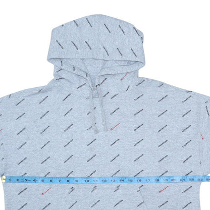 Womens UK Size L Champion Grey Pullover Hoodie