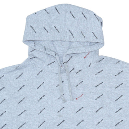 Womens UK Size L Champion Grey Pullover Hoodie