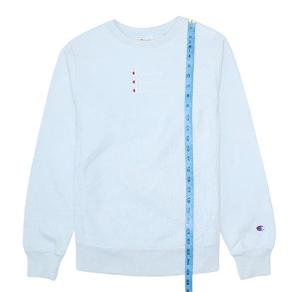 Mens UK Size S Champion Blue Pullover Sweatshirt