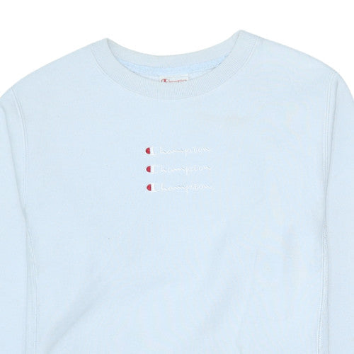 Mens UK Size S Champion Blue Pullover Sweatshirt