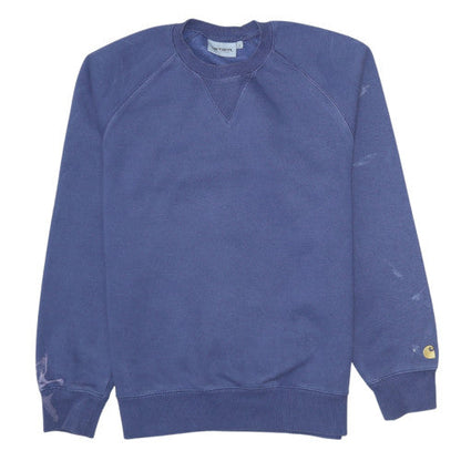 Mens UK Size S Carhartt Blue Pullover Sweatshirt