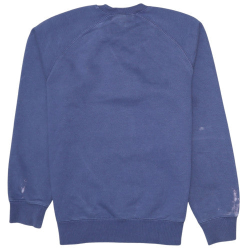 Mens UK Size S Carhartt Blue Pullover Sweatshirt