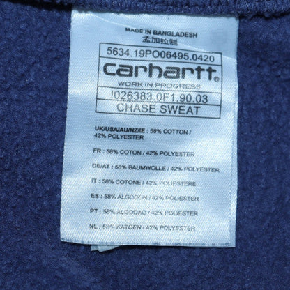 Mens UK Size S Carhartt Blue Pullover Sweatshirt