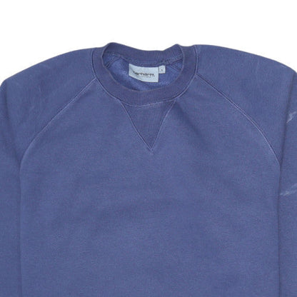 Mens UK Size S Carhartt Blue Pullover Sweatshirt