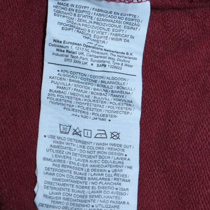 Womens UK Size M Nike Red Pullover Sweatshirt