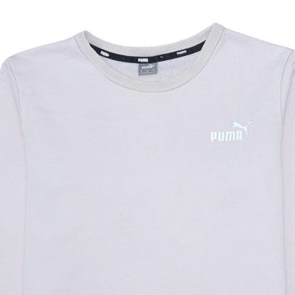 Womens UK Size M PUMA Grey Pullover Sweatshirt