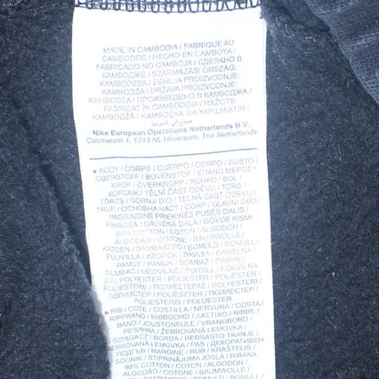 Nike Men's Black Jogger Sweatpants S Regular Fit Fleece Trousers