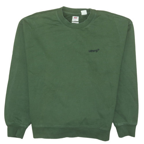 Mens UK Size XS Levi's Green Pullover Sweatshirt