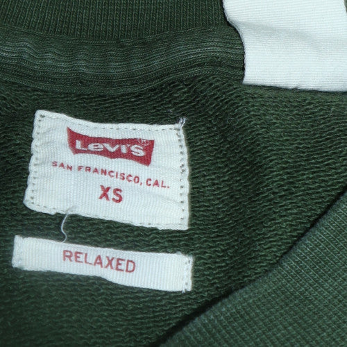 Mens UK Size XS Levi's Green Pullover Sweatshirt