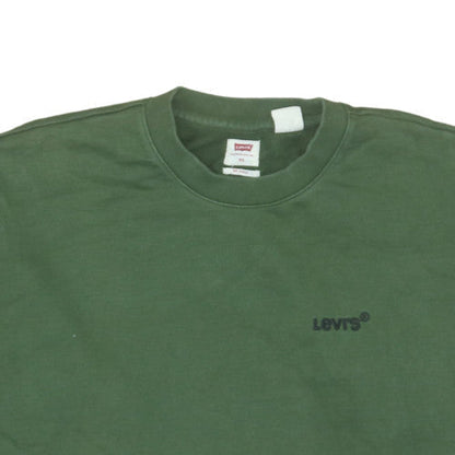 Mens UK Size XS Levi's Green Pullover Sweatshirt