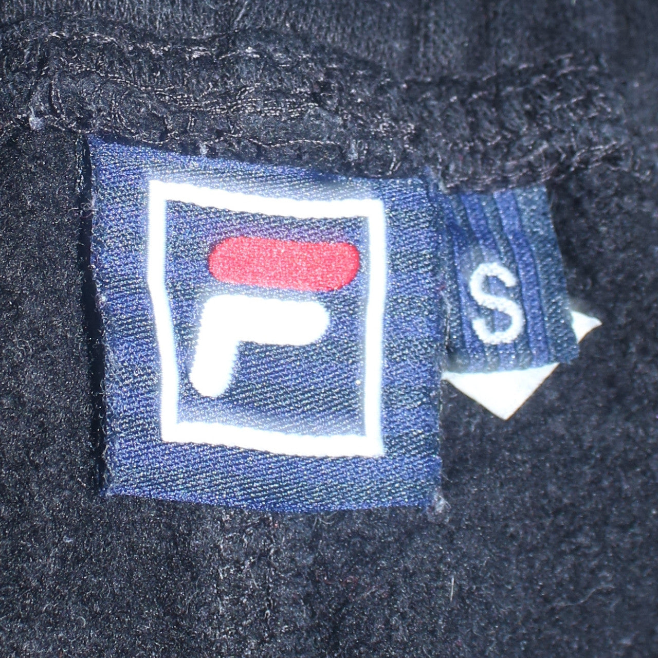 Mens UK Size S FILA Regular Fit Jogger Black Trousers