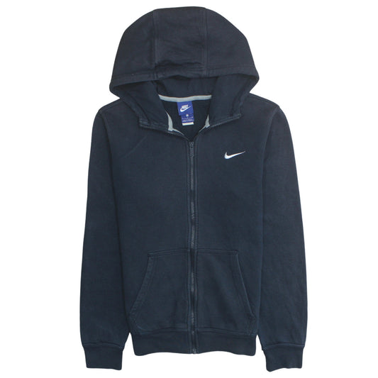 Mens UK Size S Nike Blue Full Zip Hoodie