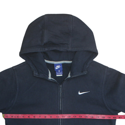 Mens UK Size S Nike Blue Full Zip Hoodie