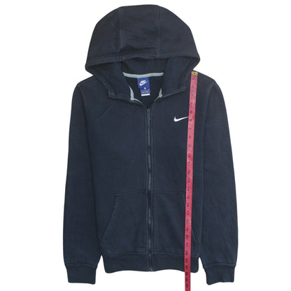 Mens UK Size S Nike Blue Full Zip Hoodie