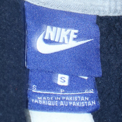 Mens UK Size S Nike Blue Full Zip Hoodie