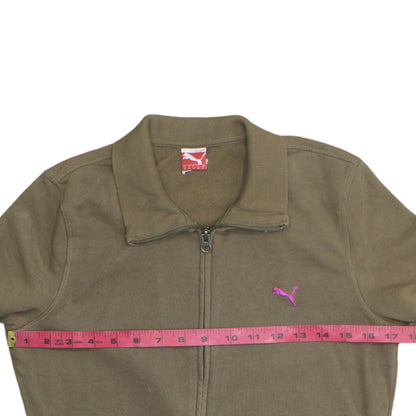 Womens UK Size 12 PUMA Brown Gym & Training Running & Jogging Walking Jacket