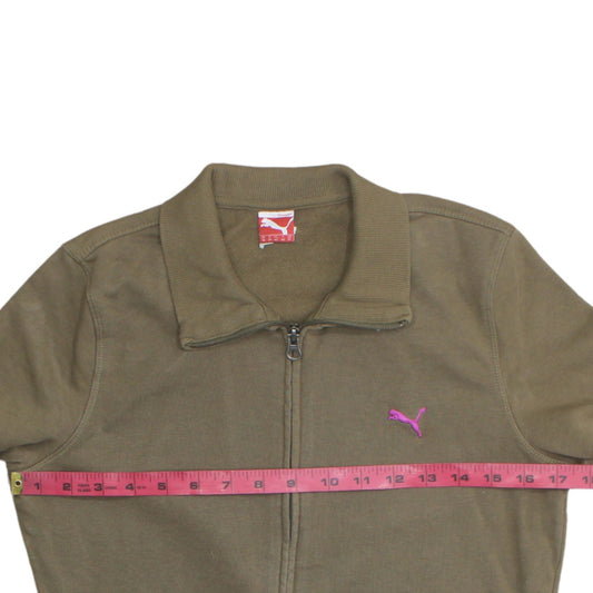Womens UK Size 12 PUMA Brown Gym & Training Running & Jogging Walking Jacket